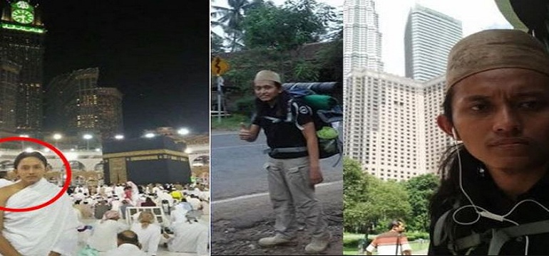 Pria Asal Pekalongan Nekat Pergi ke Mekkah dengan Berjalan Kaki