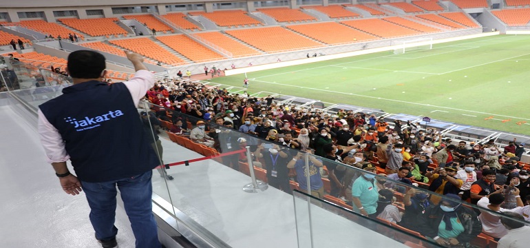 Stadion JIS Mahakarya yang 100 Persen Dibangun Anak Bangsa