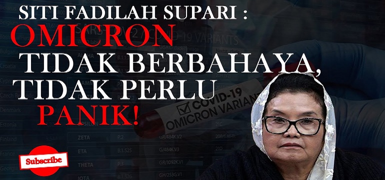 Mantan Menkes RI “Kuliti” Omicron: Tak Bahaya, Terlalu Dramatisasi!
